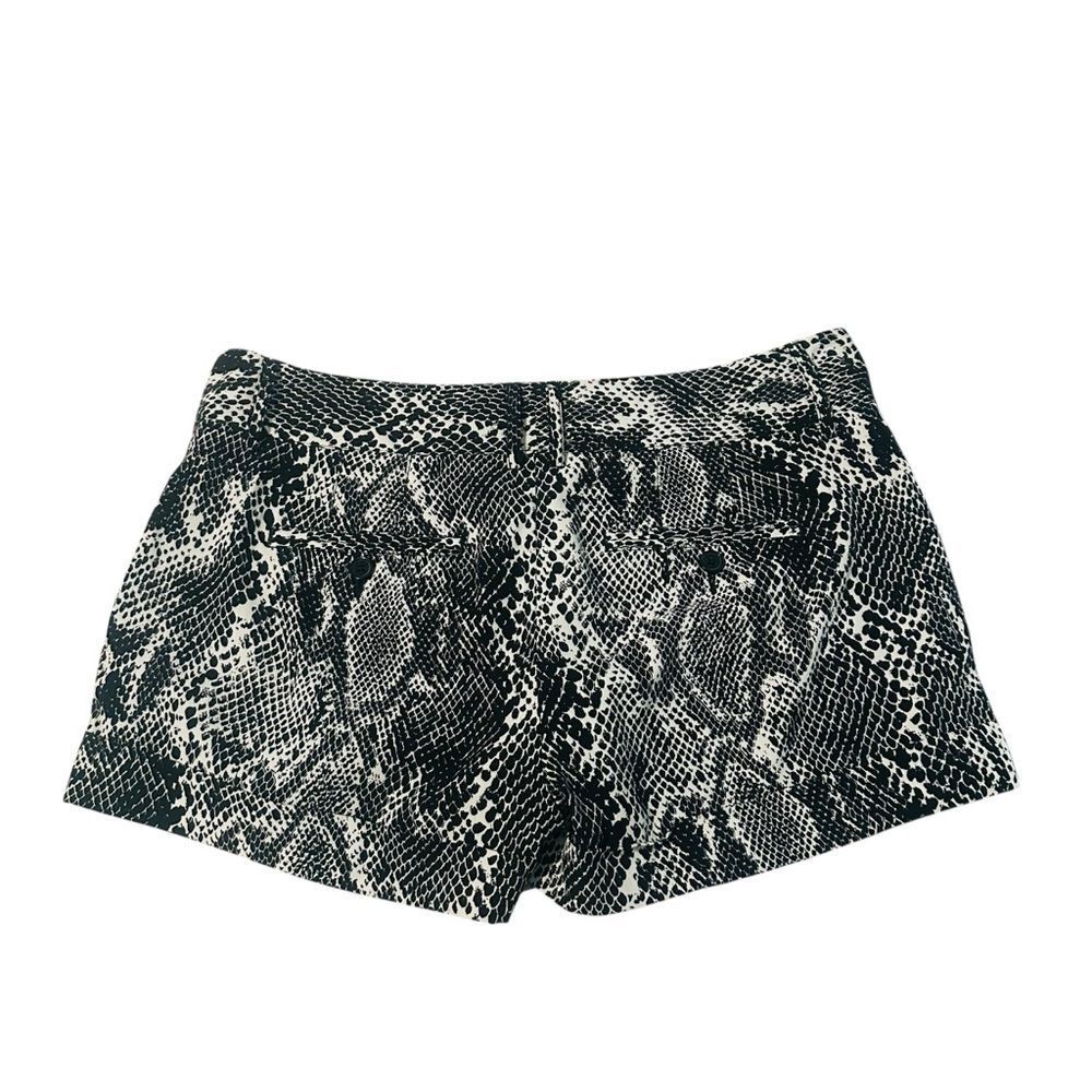 Express Black & White Snakeskin Python Print Sati… - image 3